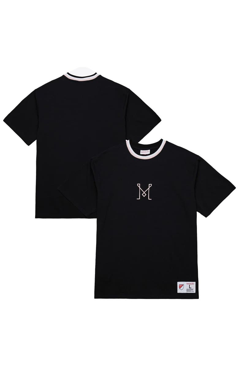 Mitchell & Ness Black Inter Miami CF Playmaker T-Shirt, Main, color, Black