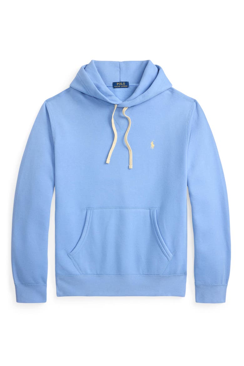 The RL Fleece Hoodie, Alternate, color, BRISTOL BLUE