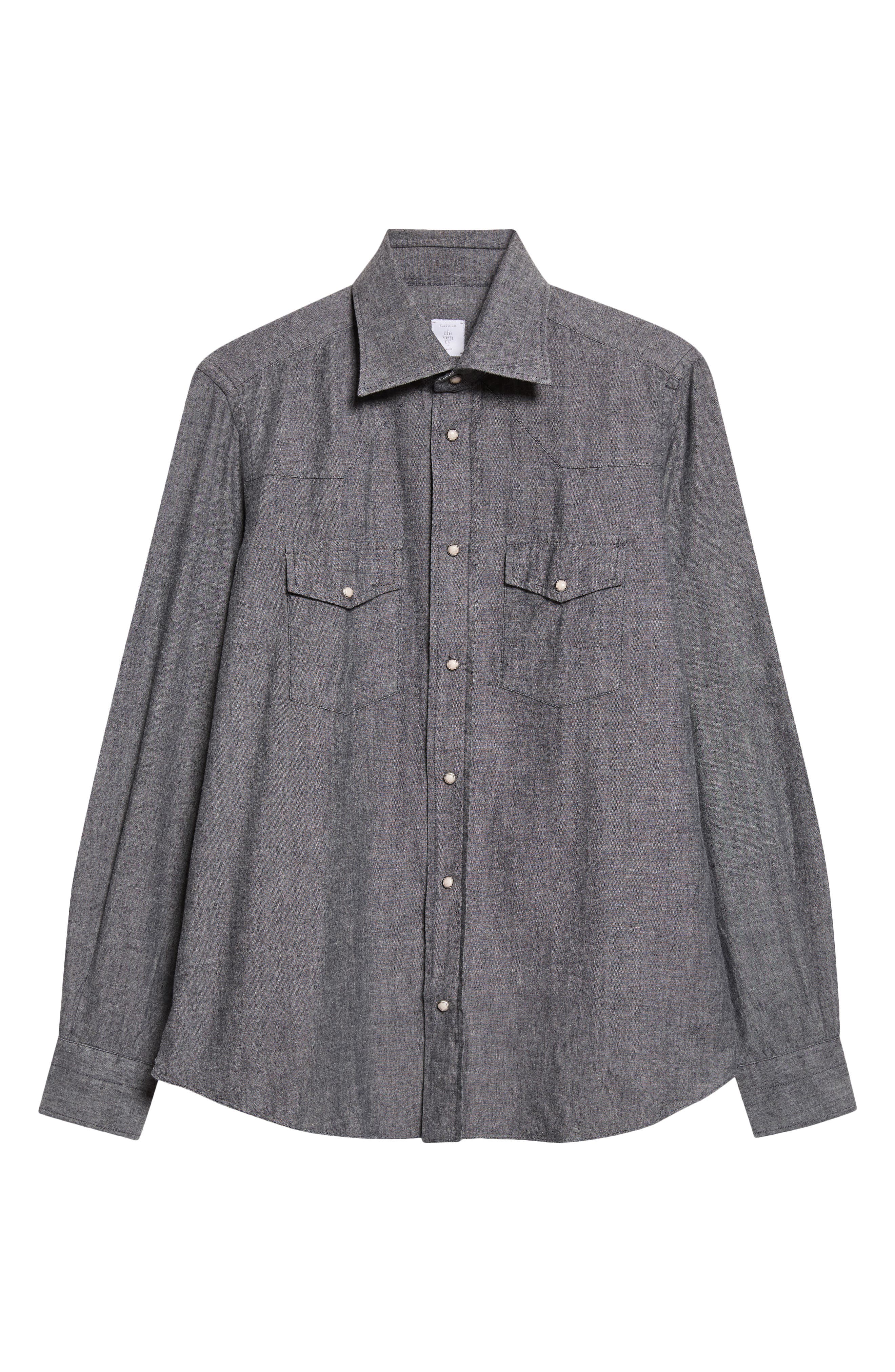 selected 14 MED MELANGE GRAY