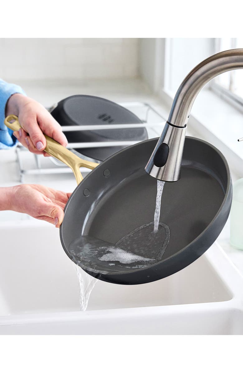 GreenPan GP5 Set of 2 Stainless Steel Nonstick Frying Pans, Alternate, color, 