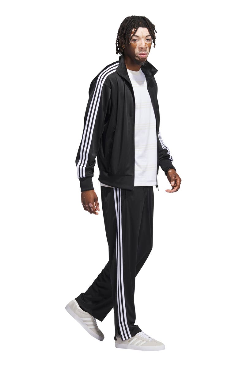 adidas Originals Firebird Recycled Polyester Track Jacket, Alternate, color, Black/Whit
