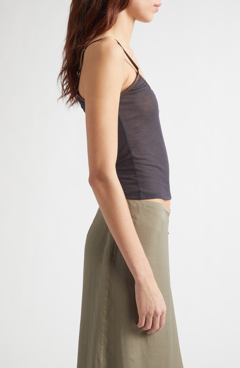 Paloma Wool Nasem Cotton Blend Jersey Camisole, Alternate, color, Grey
