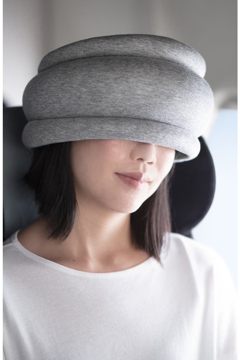 OSTRICHPILLOW® Light Reversible Travel Pillow, Alternate, color, BLUE REEF