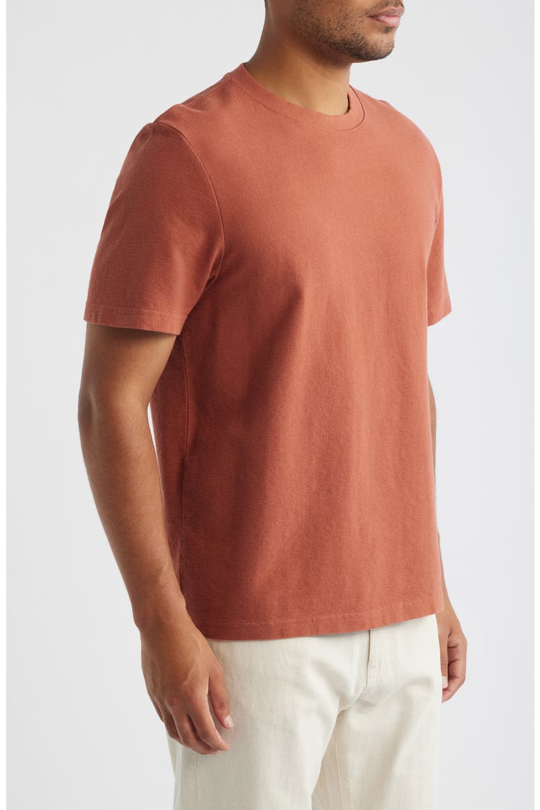 Dean Organic Cotton T-Shirt, Alternate, color, RUST