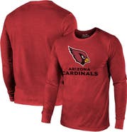 Majestic Threads Arizona Cardinals Majestic Threads Lockup Tri-Blend Long Sleeve T-Shirt - Cardinal