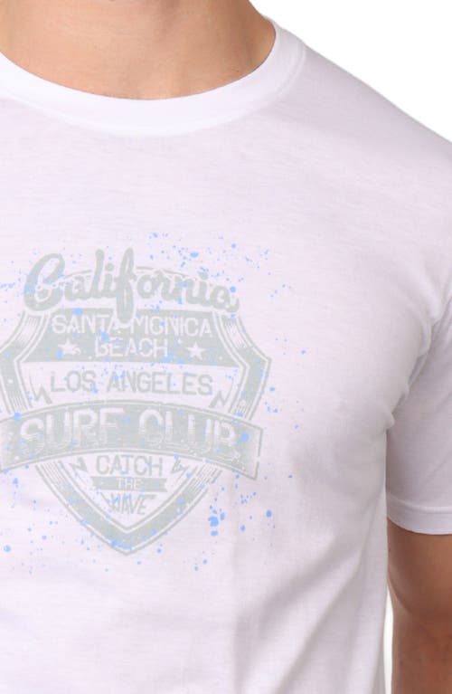 Tailorbyrd California Santa Monica Beach Surf Club In Optic White