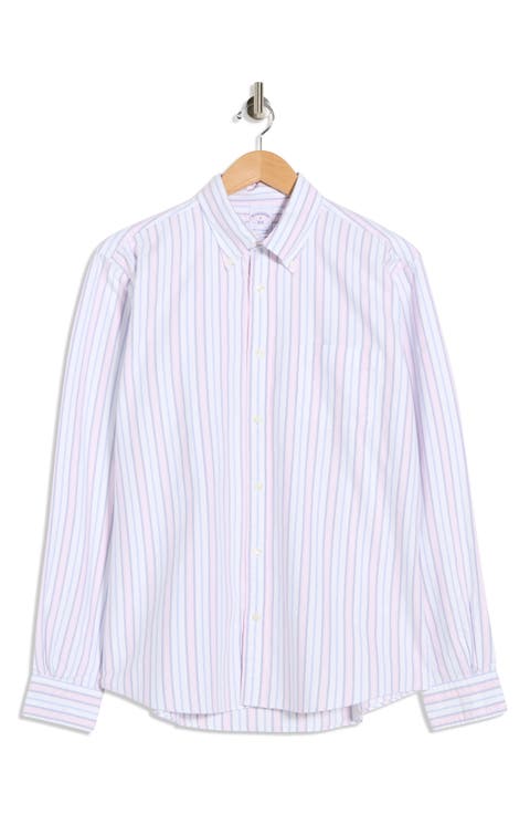 Sport Fit Stripe Button-Down Shirt