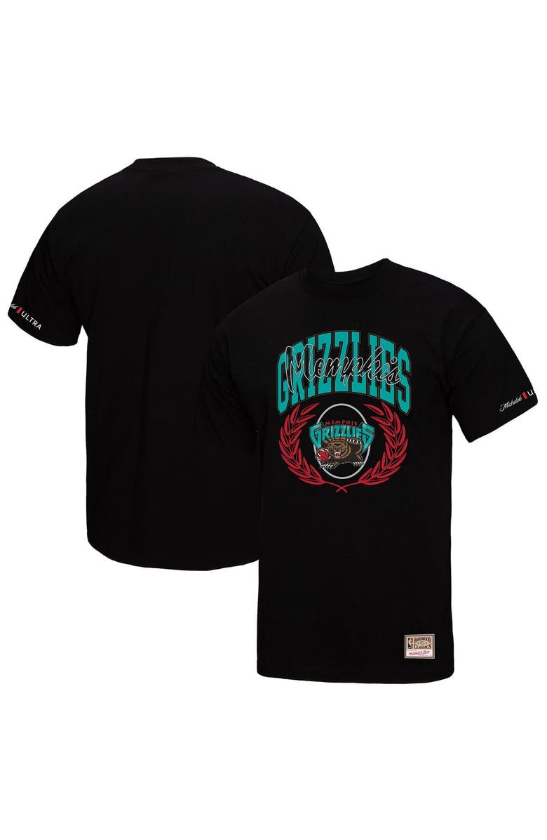 Mitchell & Ness Men's Mitchell & Ness Black Memphis Grizzlies NBA x Michelob Ultra Rewind II T-Shirt, Main, color, 