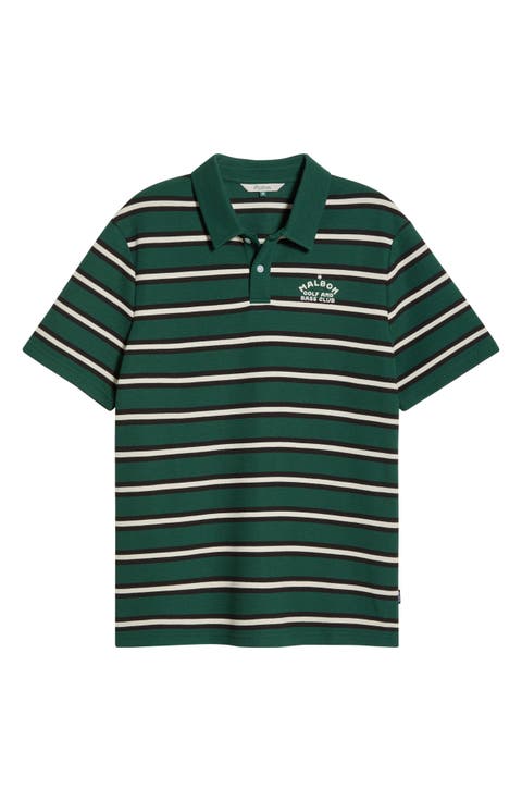 Fairway Bass Club Stripe Piqué Polo