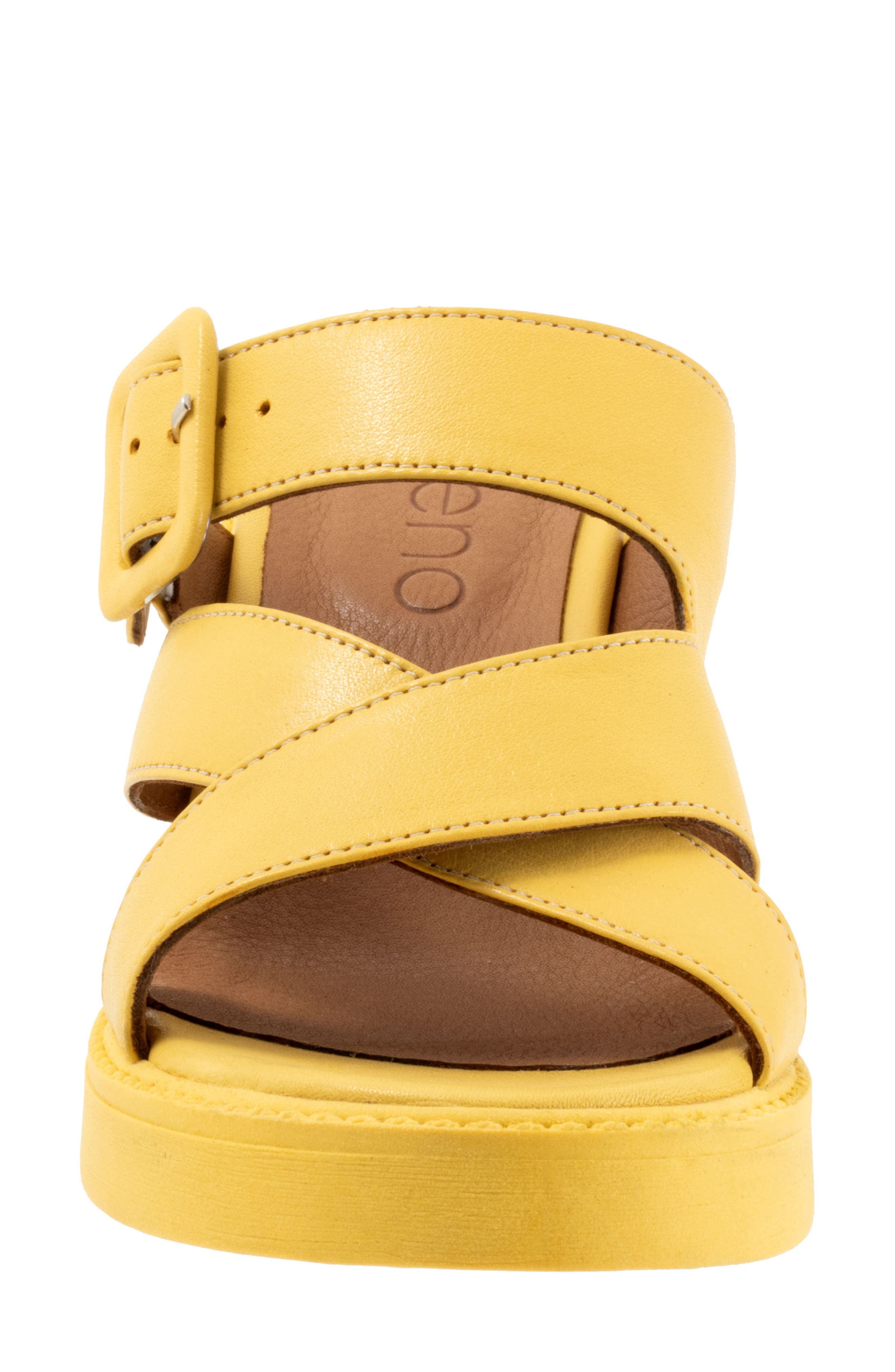 Milan Platform Slide Sandal, Alternate, color, YELLOW