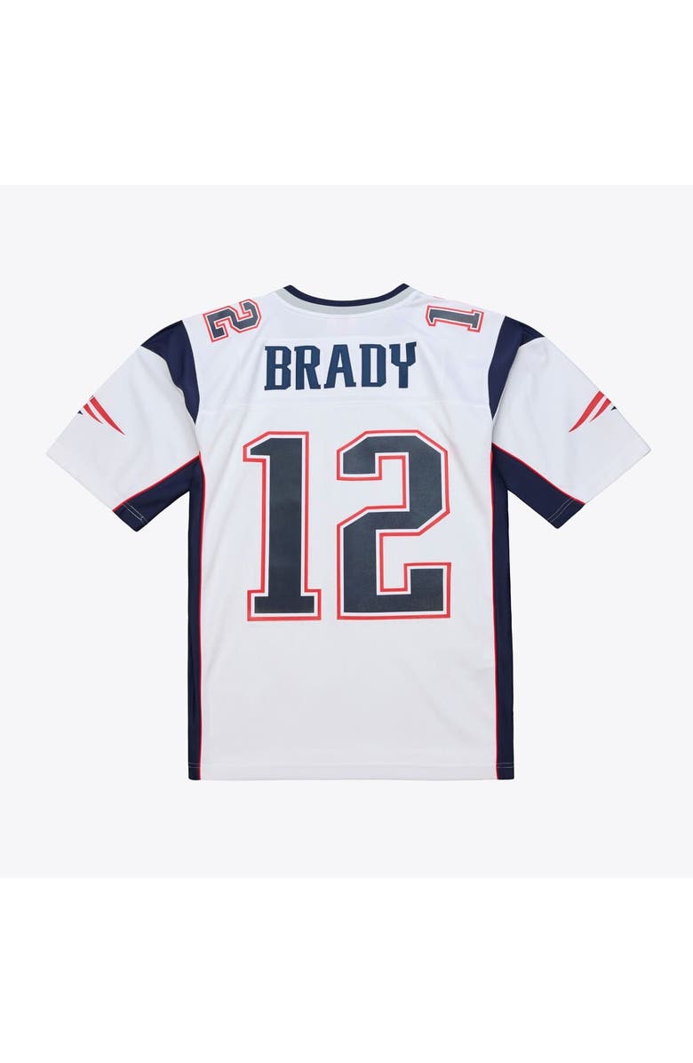Mitchell & Ness Men's Mitchell & Ness Tom Brady White New England Patriots 2000 Legacy Replica Jersey, Alternate, color, White