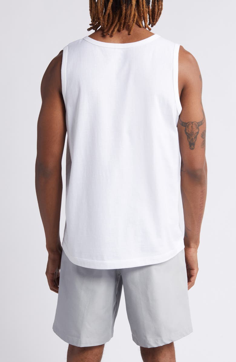 Nike Club Tank Top, Alternate, color, 100 White/Black