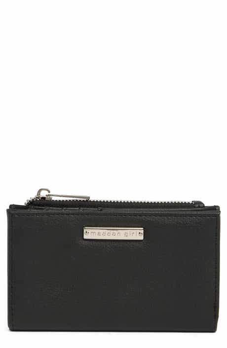 Madden Girl Faux Leather Snap Wallet