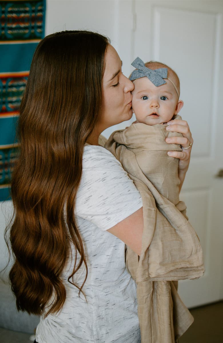 little unicorn 2-Pack Muslin Swaddle Blanket, Alternate, color, Caramel