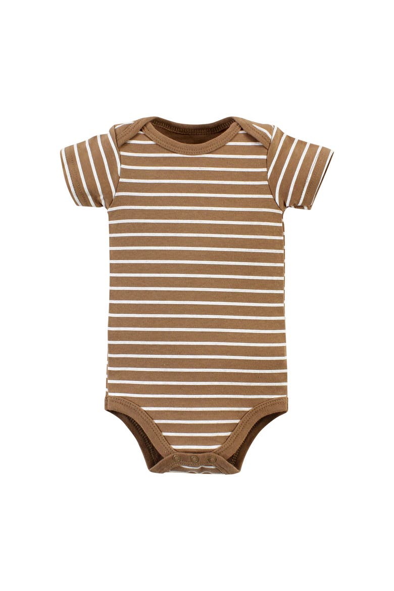 Essential Cotton Bodysuits 5-Piece Set, Alternate, color, Brave Lion 5 Pack