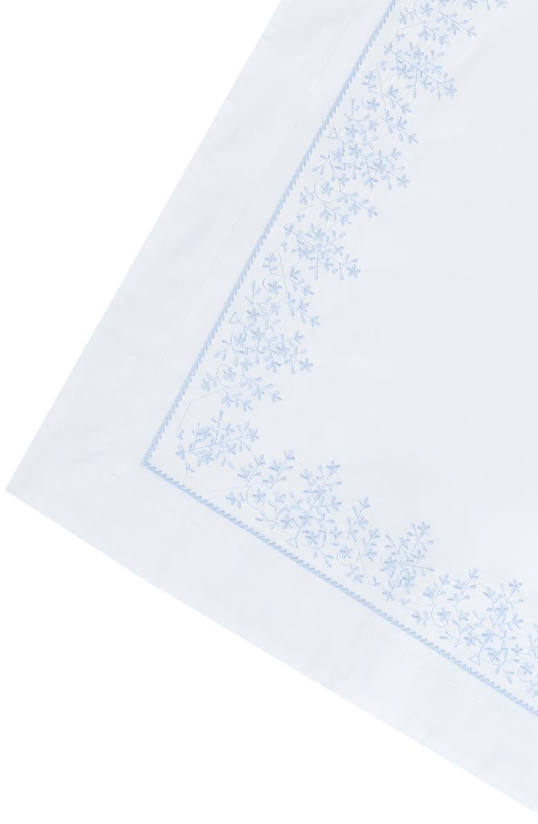 MELANGE HOME Embroidered 2-Pack Euro Shams, Alternate, color, Blue