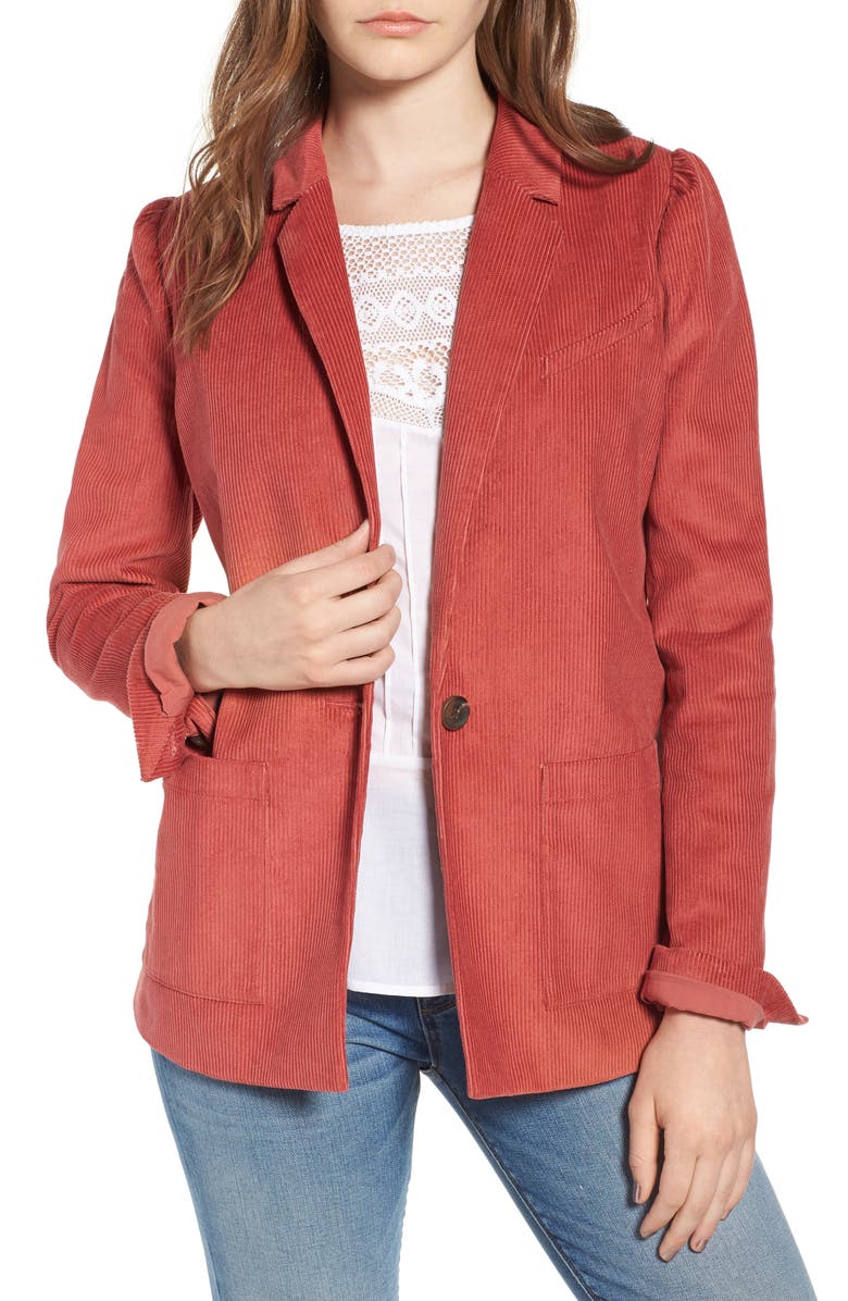 Hinge Corduroy Blazer, Main, color,