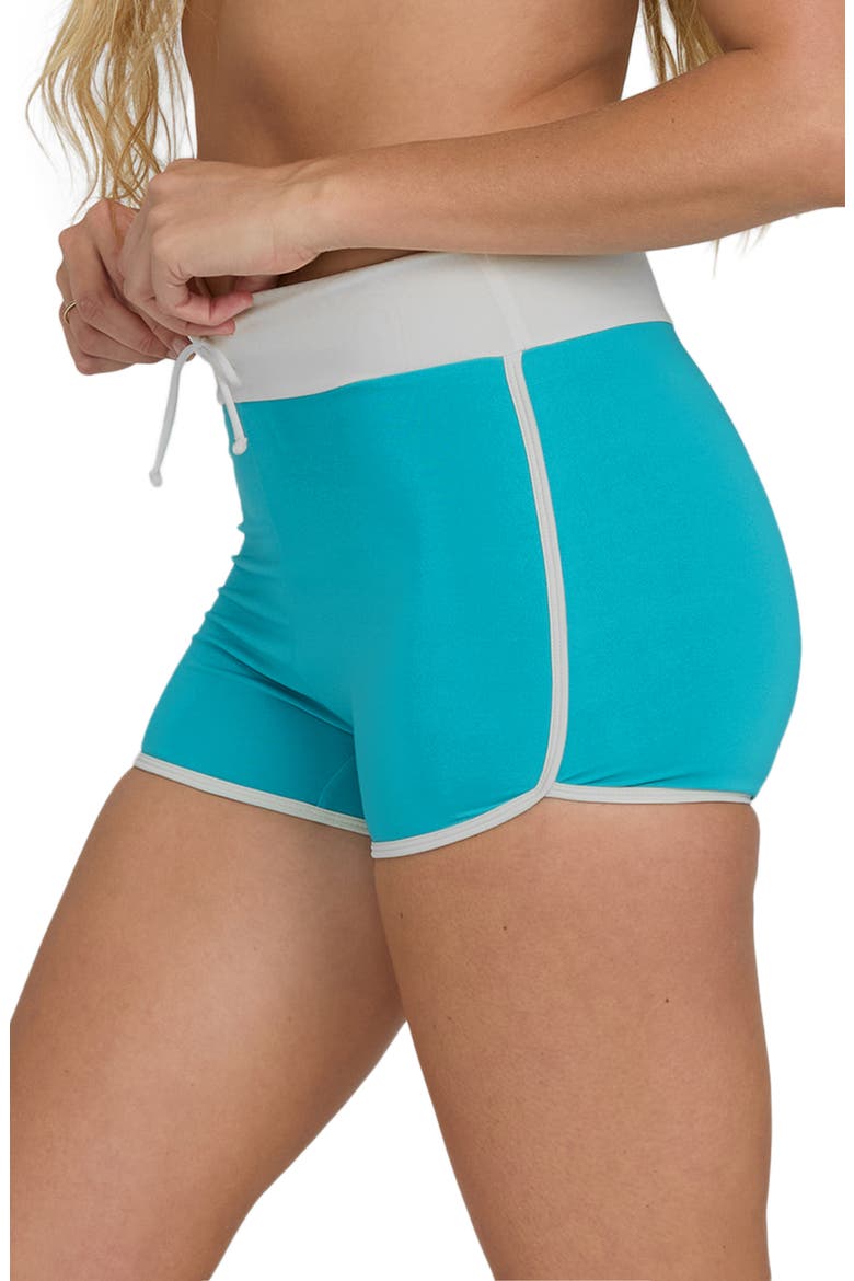 High Tide Drawstring Swim Shorts, Alternate, color, BRIGHT MARINE
