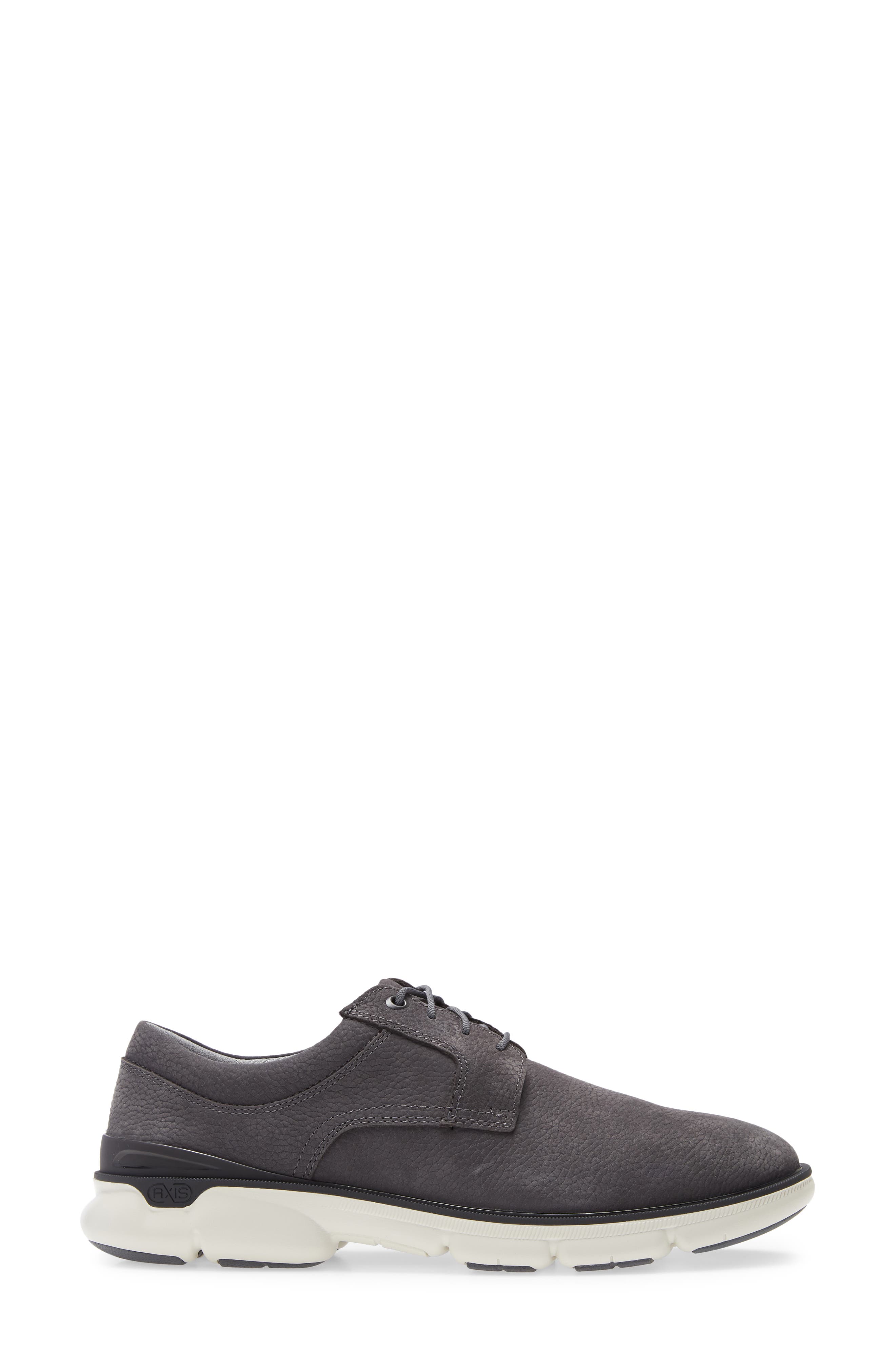 Johnston & Murphy Tanner Waterproof Plain Toe Derby, Alternate, color, Dark Gray Waterproof Nubuck