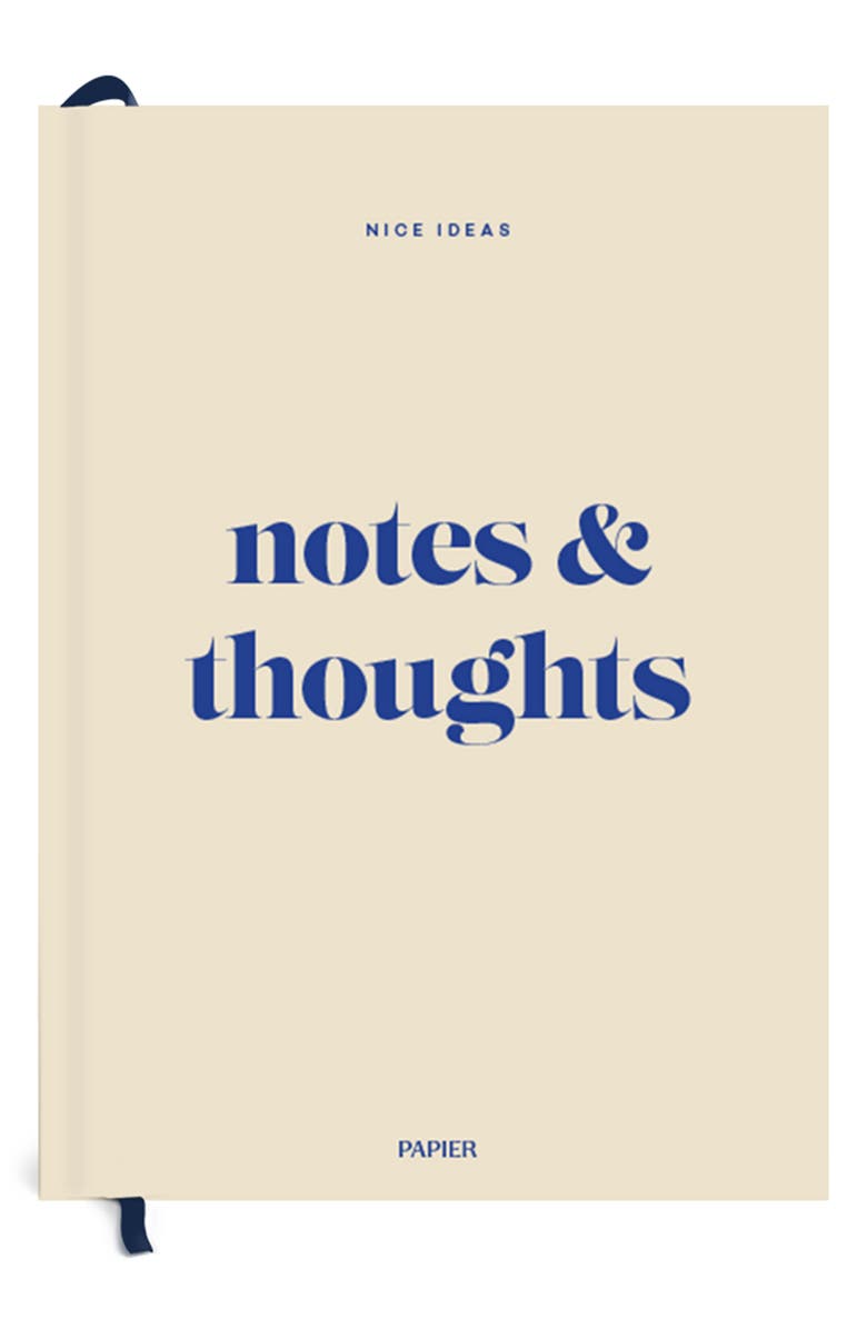 Papier Notes & Thoughts Notebook, Main, color,