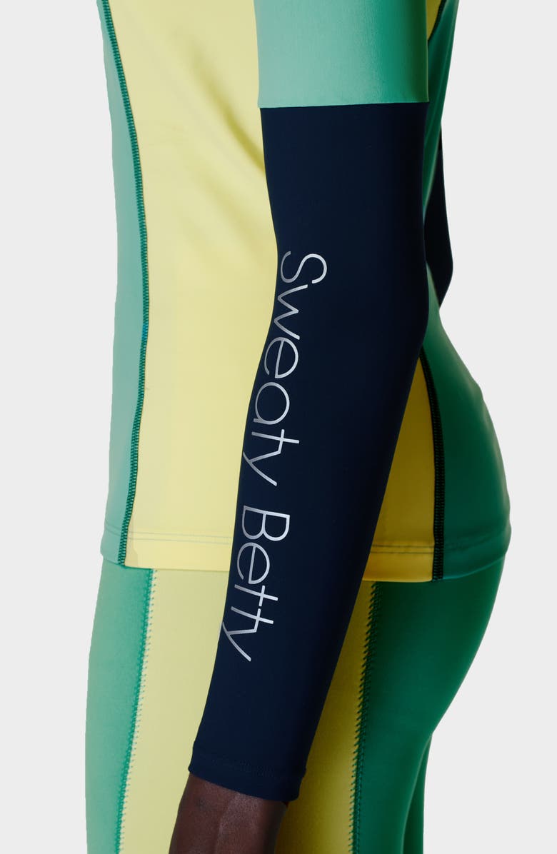 Sweaty Betty Seascape Long Sleeve Rashguard, Alternate, color, 