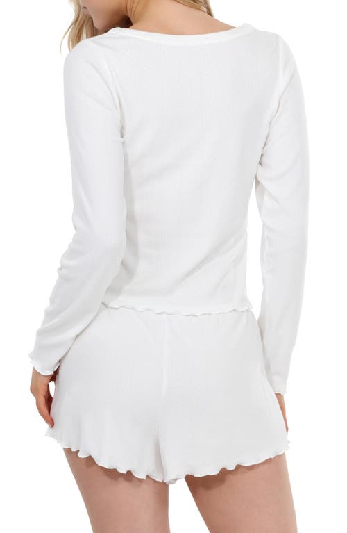Honeydew Blissful Short Pajamas In White