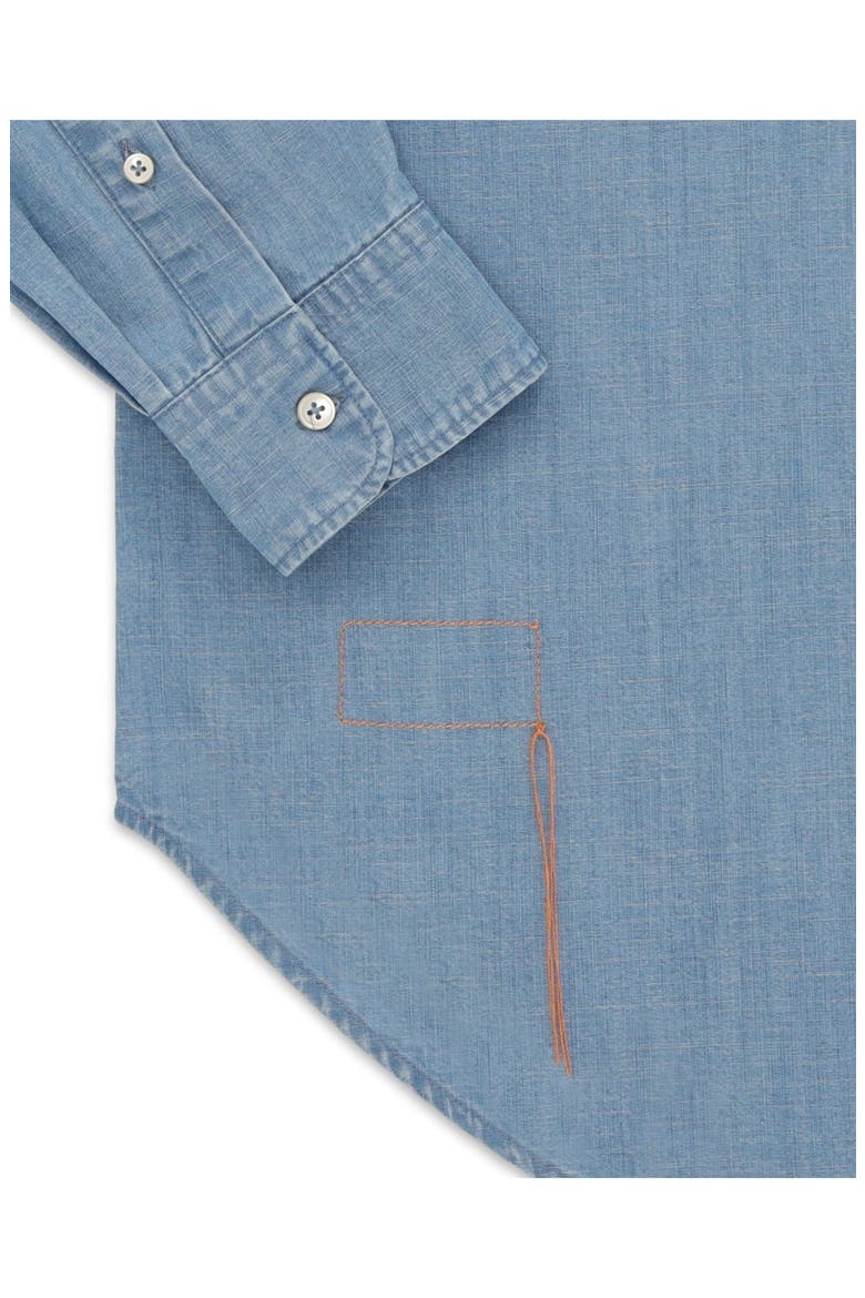 King Chambray Shirt, Alternate, color, LIGHT BLUE