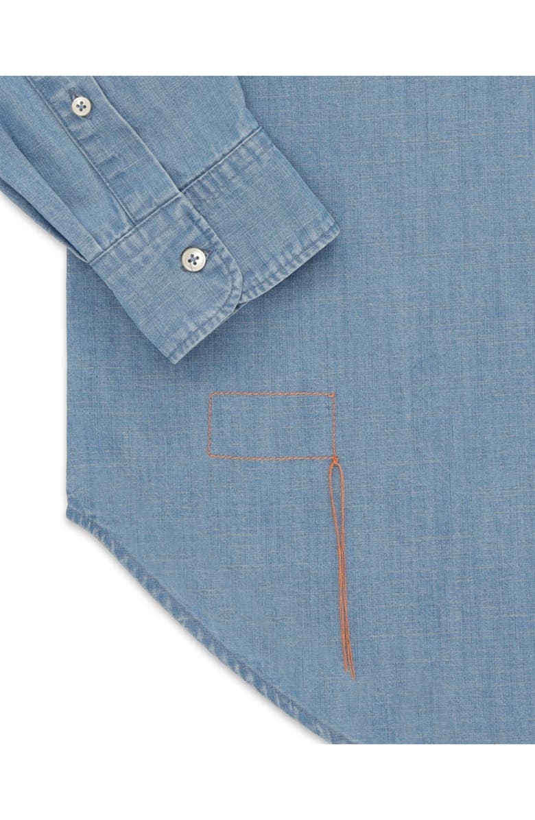 Fortela King Chambray Shirt, Alternate, color, Light Blue