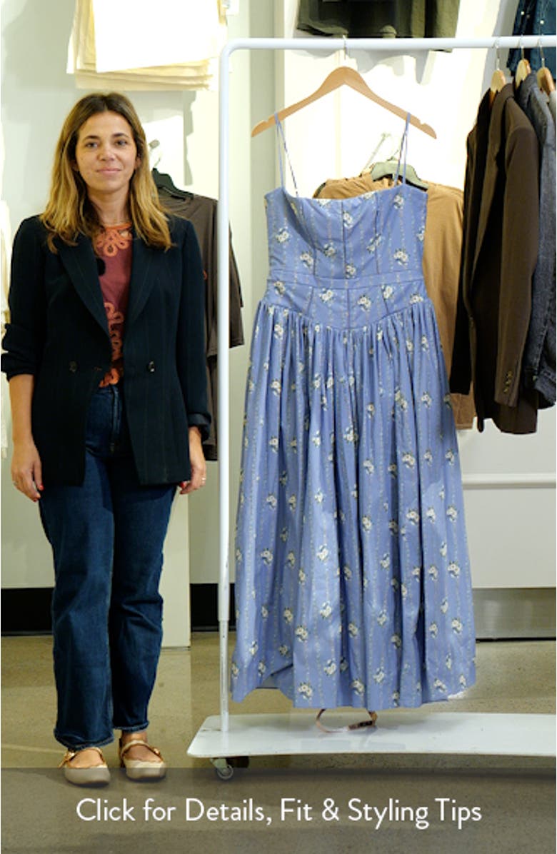 Ysabella Floral Maxi Sundress, sales video thumbnail