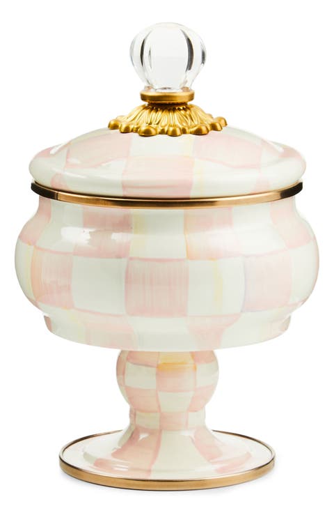 Rosy Check Enameled Steel Curiosity Pot