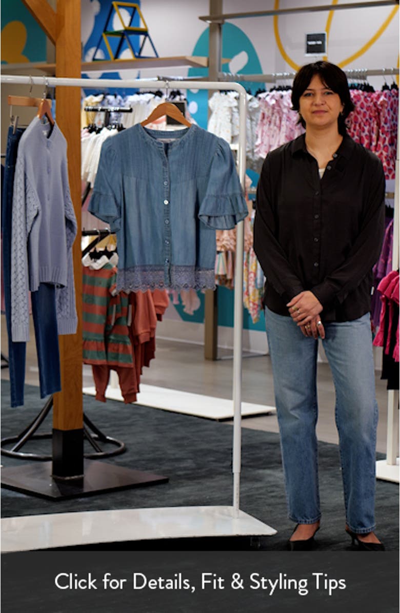 Pleat Button-Up Top, sales video thumbnail