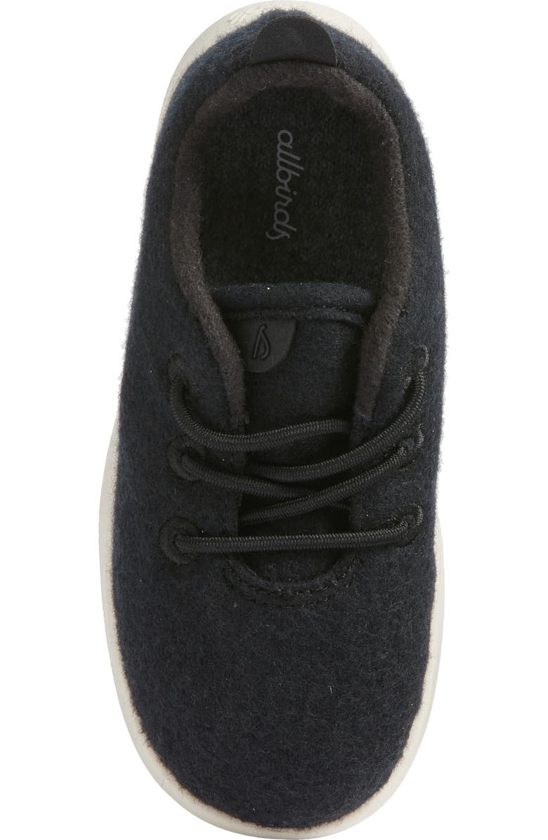 Allbirds Kids' Smallbirds Wool Runner Sneaker, Alternate, color, Natural Black