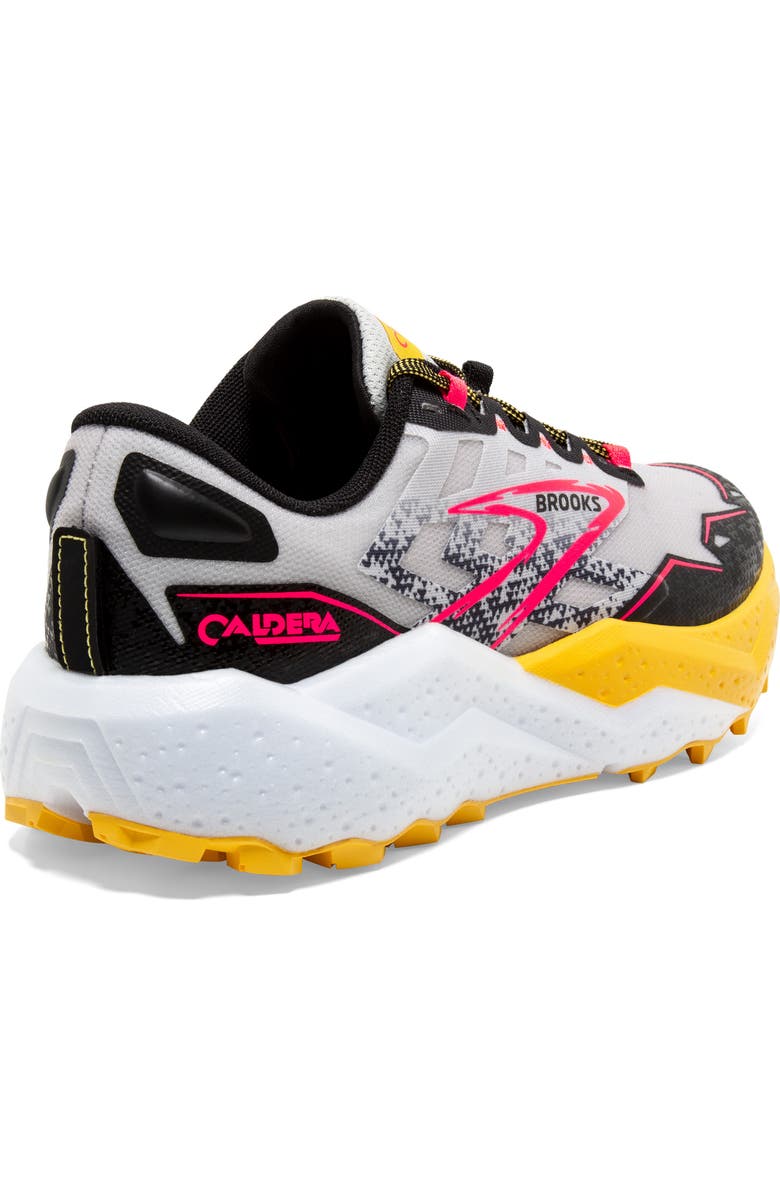 Brooks Caldera 7 Trail Running Shoe, Alternate, color, Lunar Rock/Lemon Chrome/Black