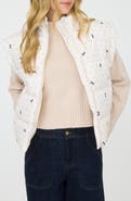 Blu Pepper Polka Dot Bow Zip Vest