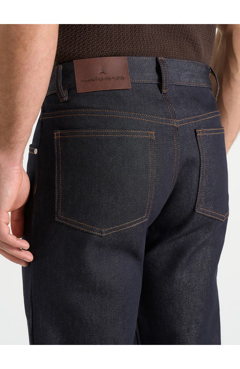 Manière De Voir Tapered Fit Jeans, Alternate, color, Indigo