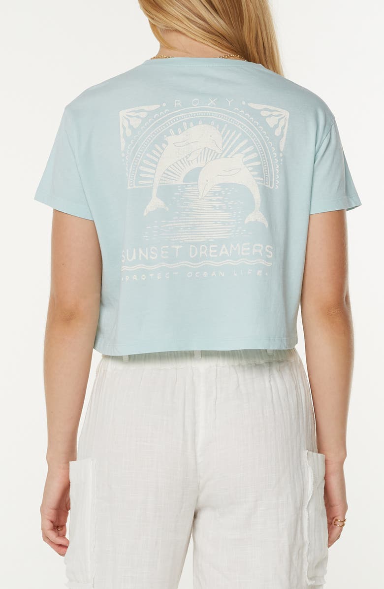 Roxy Sunset Dreams Graphic Baby Tee, Alternate, color, Stratosphere Sunset Dreams