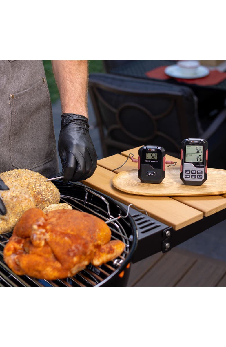 Maverick Extended Range Professional Wireless Thermometer and Timer, Dual Probe, Alternate, color, Black/Red