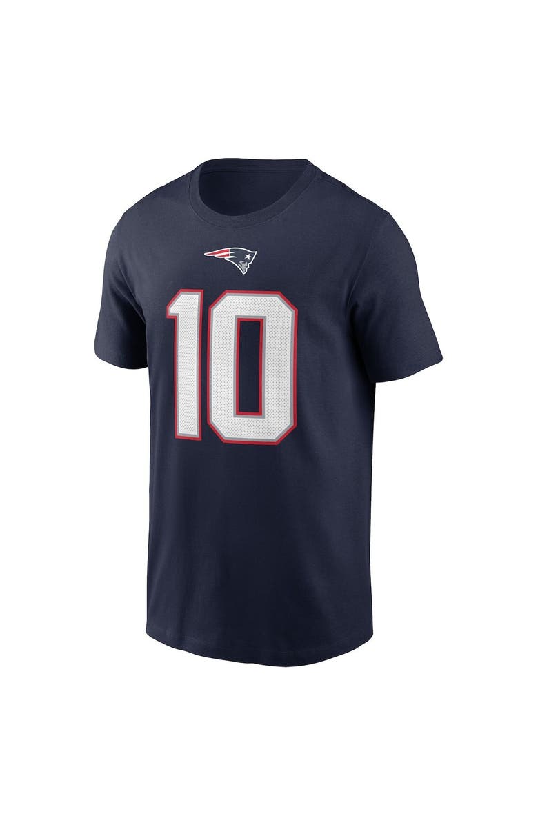 Nike Men's Nike Mac Jones Navy New England Patriots Player Name & Number T-Shirt, Alternate, color, 