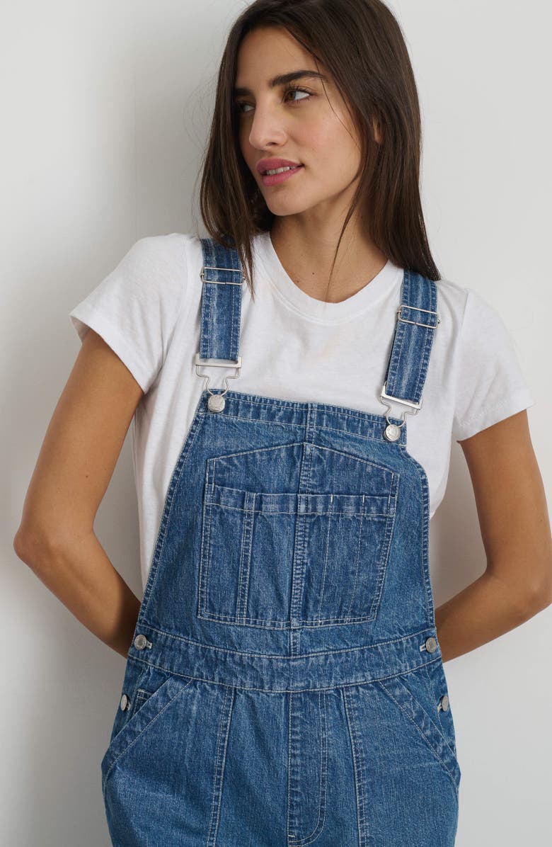 Alex Mill Lili Denim Overalls, Alternate, color, 
