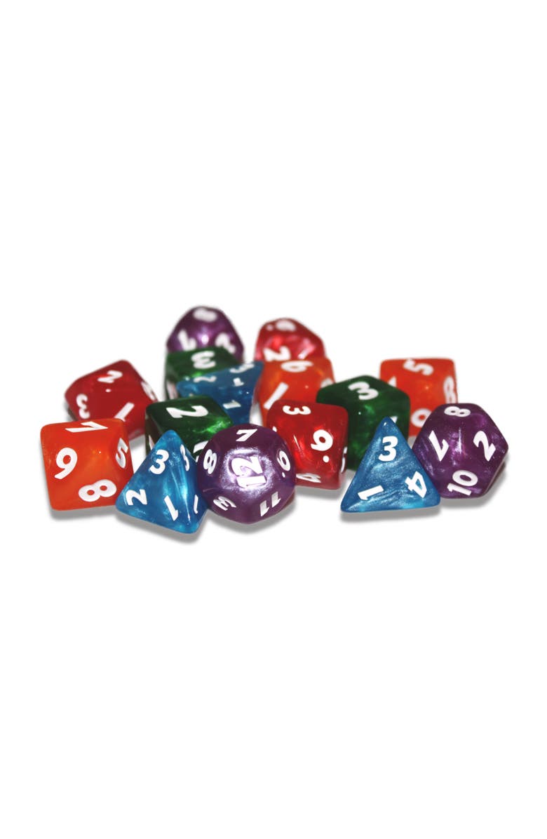 Greater Than Games Sentinel Comics The RPG Dice Set, Alternate, color, Multicolored