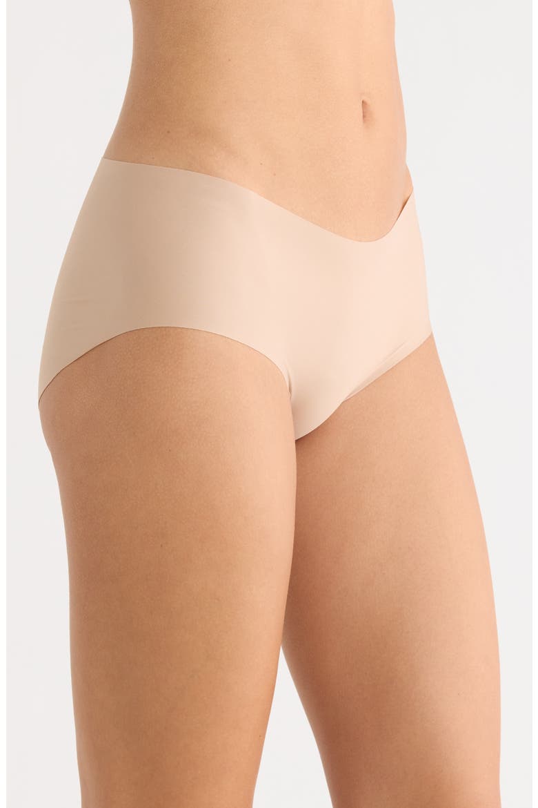 Pack of 3 Invisible Edge Hipster Briefs, Alternate, color, BLACK- TAN MULTI