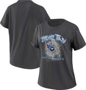 WEAR by Erin Andrews Women's WEAR by Erin Andrews Charcoal Tennessee Titans Boyfriend T-Shirt