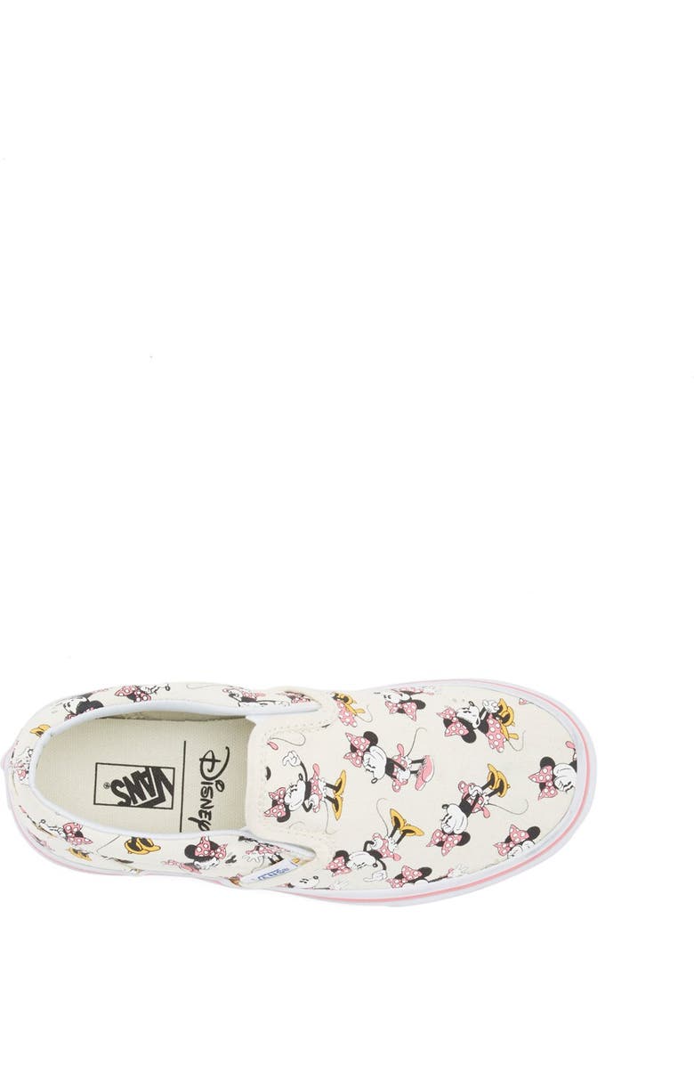 Vans 'Classic - Disney<sup>®</sup> Minnie Mouse' Slip-On, Alternate, color,