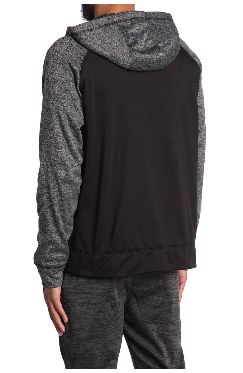 BURNSIDE Colorblock Performance Zip Hoodie, Alternate, color,