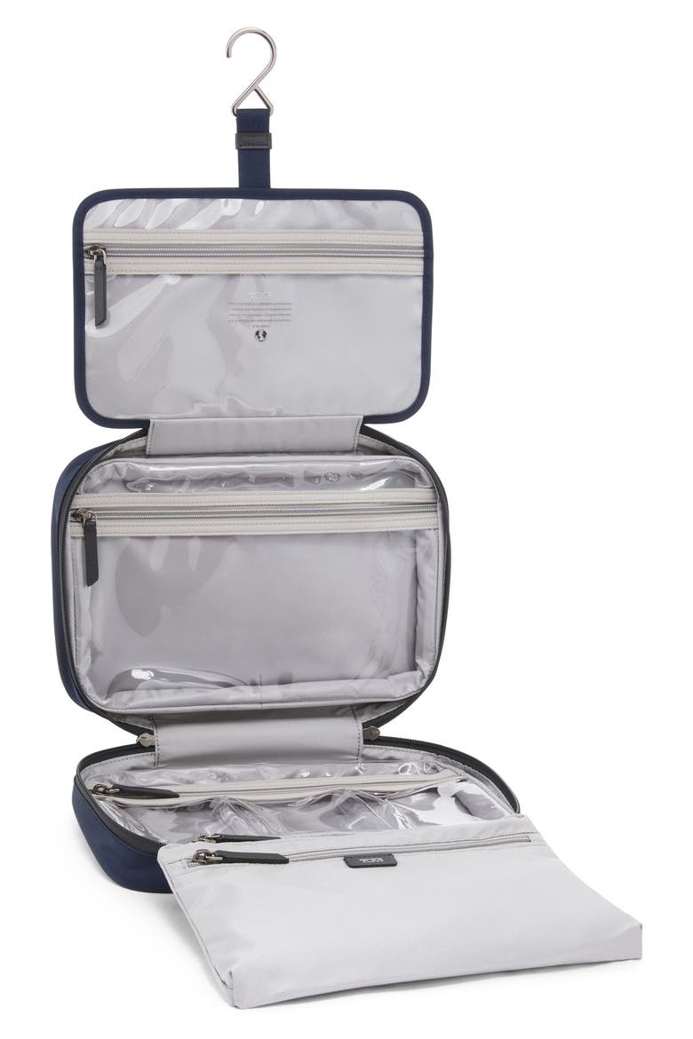 Madeline Cosmetics Bag, Alternate, color, INDIGO