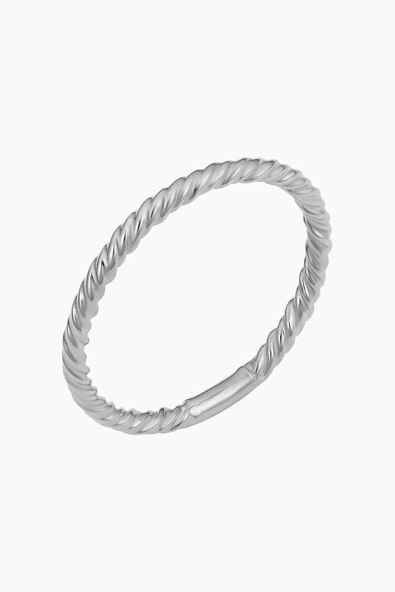 14K White Gold Stackable Dawn Ring, Main, color, White Gold
