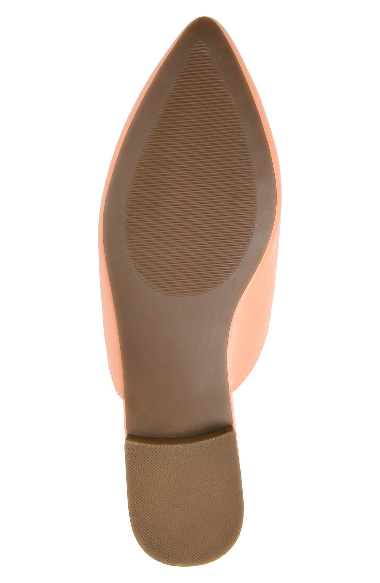 Journee Collection Mallorie Almond Toe Mule, Alternate, color, Coral