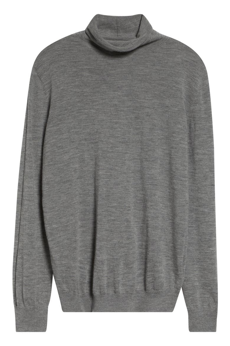 Beatrice Superfine Cashmere Turtleneck Sweater, Alternate, color, CULLEN GREY