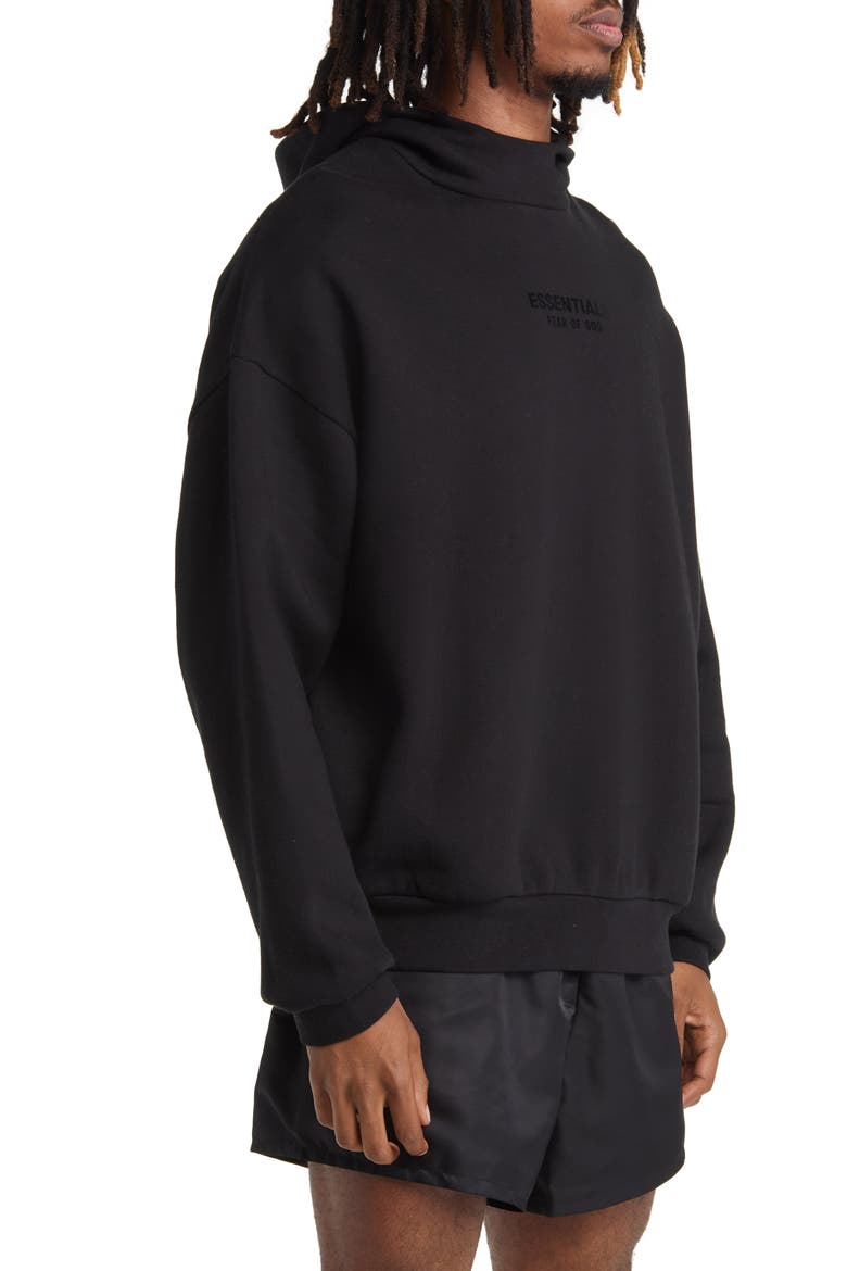 Essential Hoodie, Alternate, color, JET BLACK