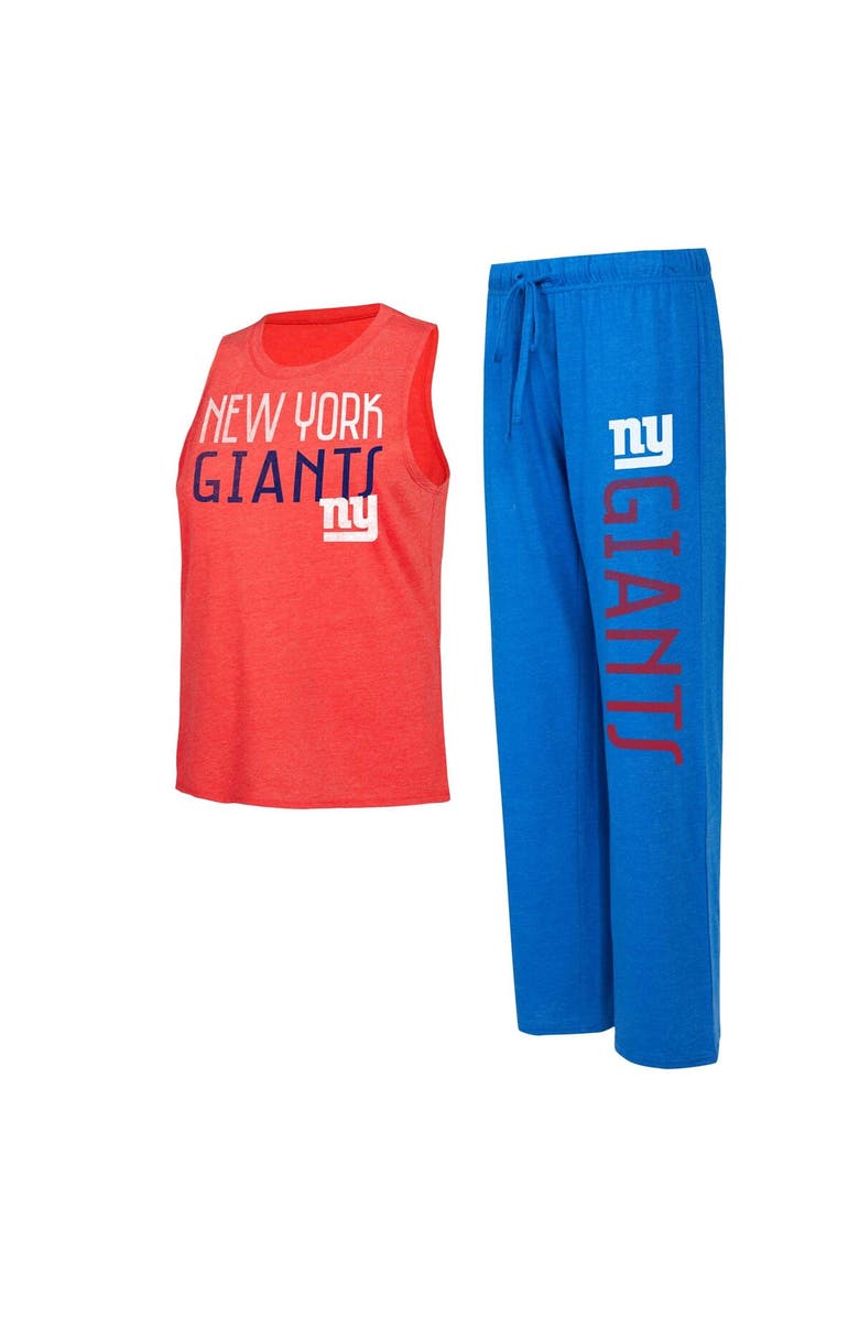 CONCEPTS SPORT Women's Concepts Sport Royal/Red New York Giants Muscle Tank Top & Pants Lounge Set, Main, color, Royal
